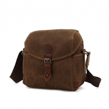 Canvas Messenger Camera Bag