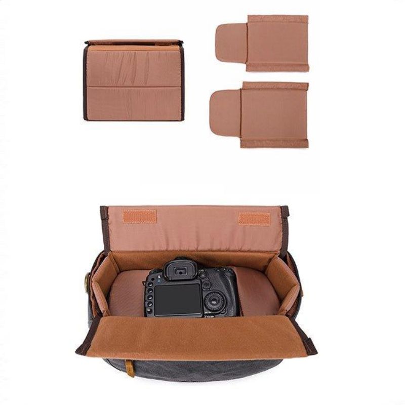 Canvas Shoulder Messenger Camera Bag