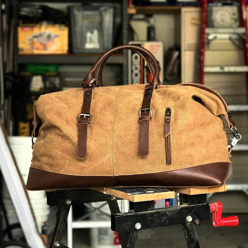 Canvas Travel Duffle Bag Διανυκτέρευσης