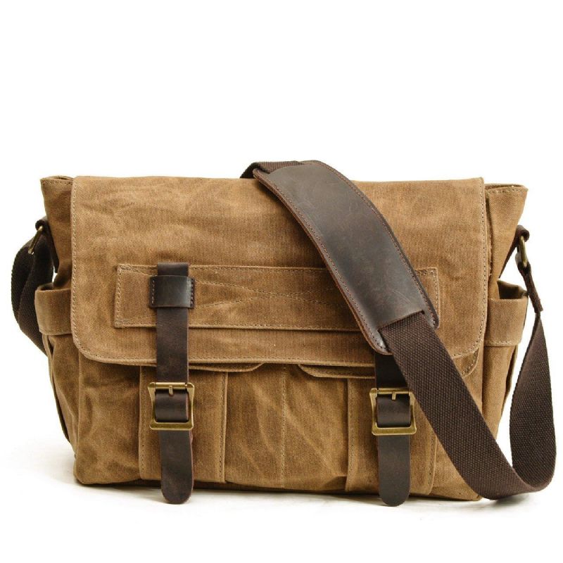 Canvas Vintage Messenger Τσάντα Ανδρικές Motobags