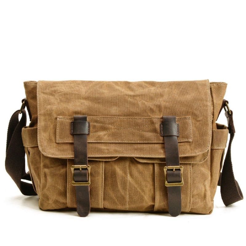 Canvas Vintage Messenger Τσάντα Ανδρικές Motobags