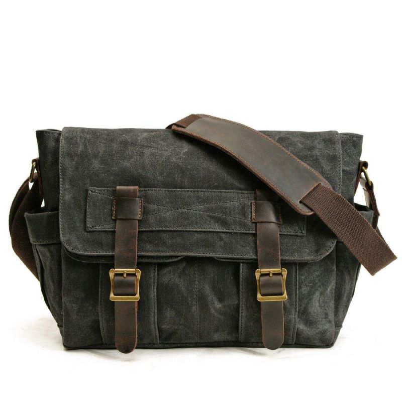 Canvas Vintage Messenger Τσάντα Ανδρικές Motobags