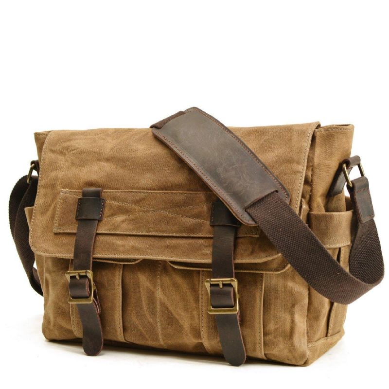 Canvas Vintage Messenger Τσάντα Ανδρικές Motobags