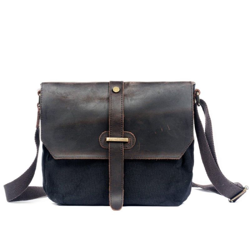 Crossbody Canvas Messenger Bag For Man