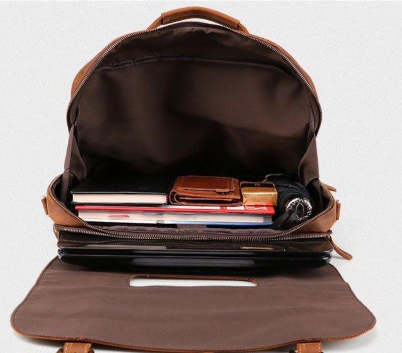 Δερμάτινη Ανδρική Τσάντα Laptop Messenger