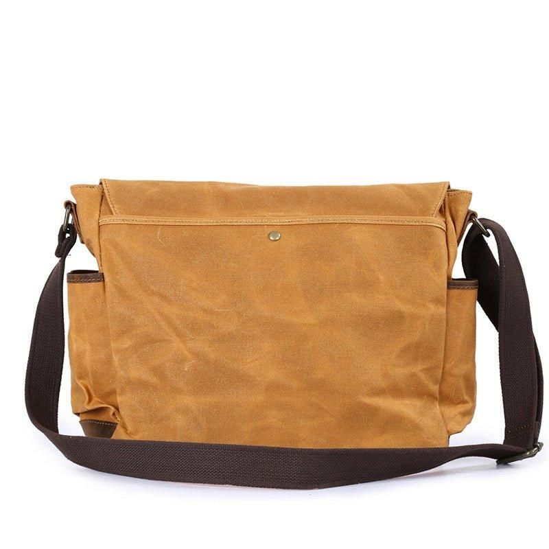 Laptop Waxed Canvas Messenger Τσάντα