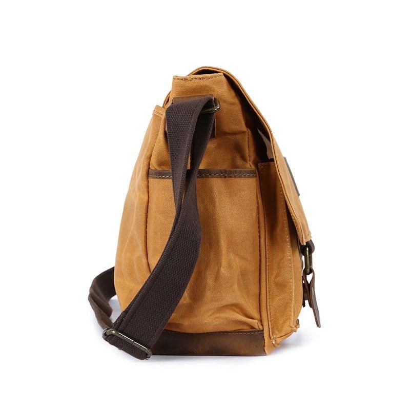 Laptop Waxed Canvas Messenger Τσάντα