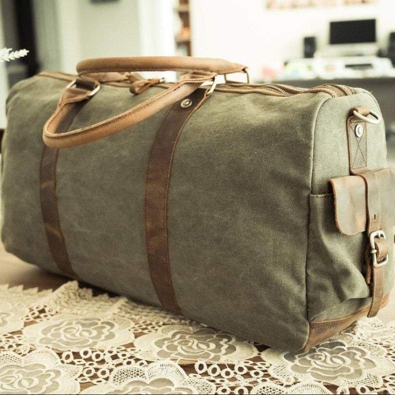 Μεγάλες Τσάντες Duffle Canvas Ανδρικά Ταξίδια Weekender