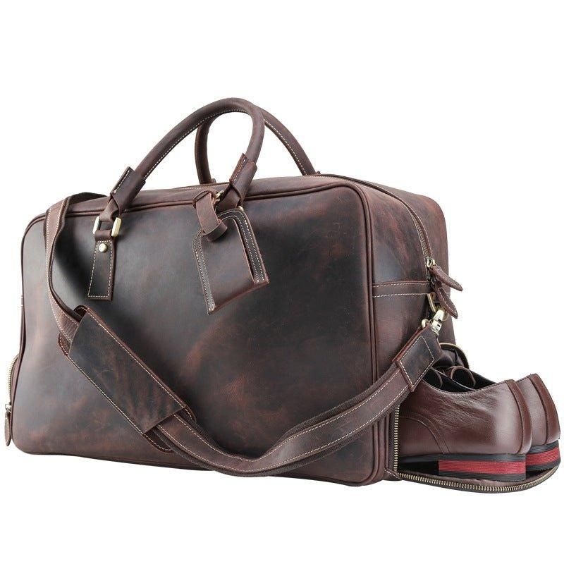 Θήκη Παπουτσιών Crazy Horse Leather Weekend Bag