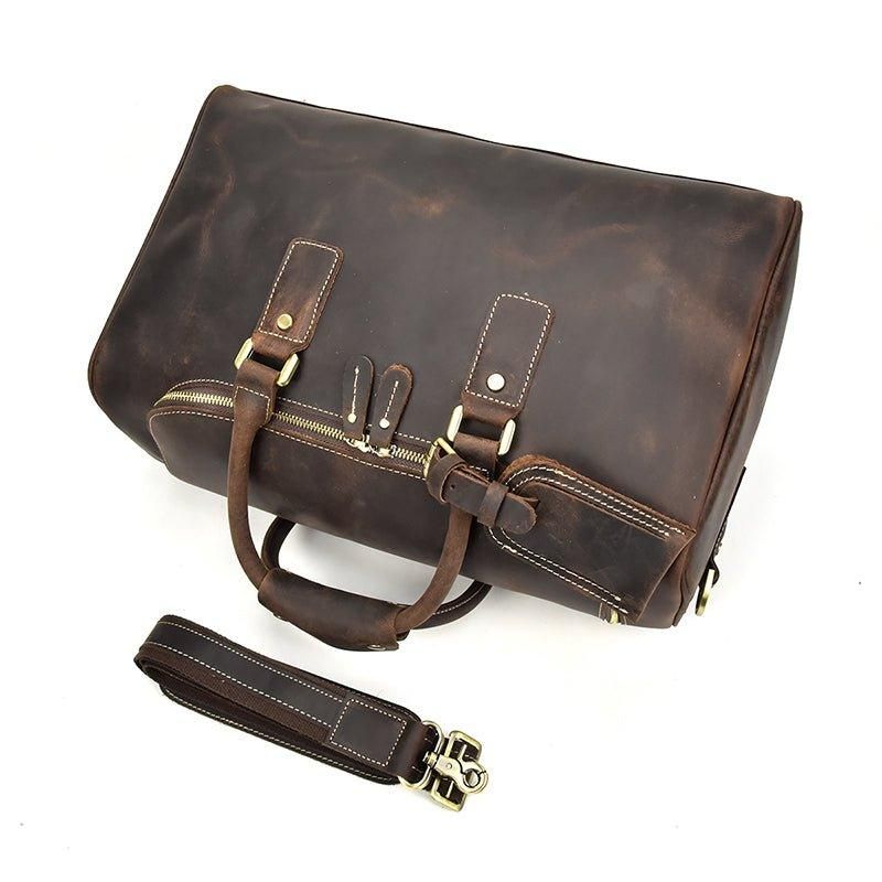 Τσάντα Duffle Bagage Vintage Crazy Horse Leather