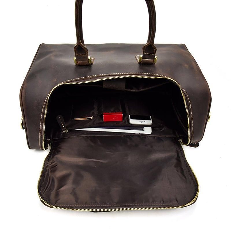 Τσάντα Duffle Bagage Vintage Crazy Horse Leather