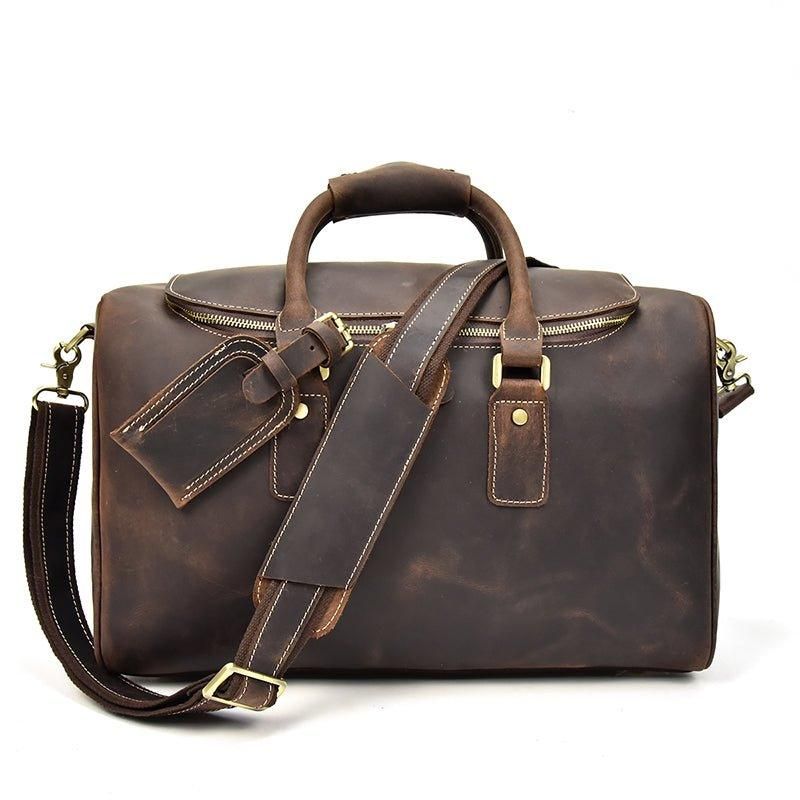 Τσάντα Duffle Bagage Vintage Crazy Horse Leather