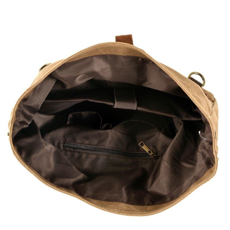 Vintage Καμβάς Τσάντα Messenger Laptop Και Motobags