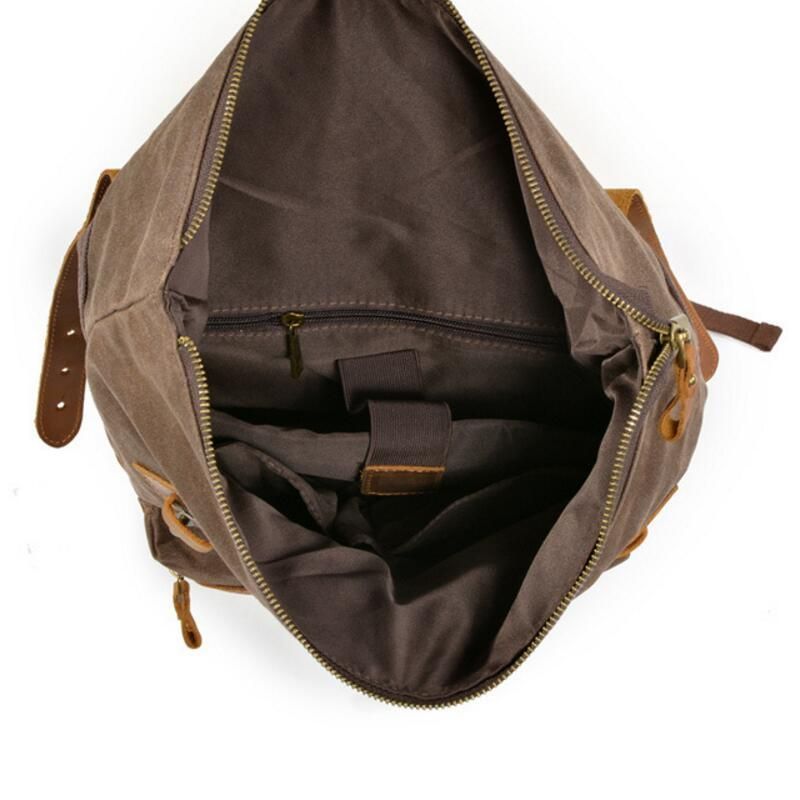 Vintage Roll Top Backpack Travel