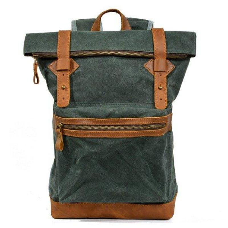 Vintage Roll Top Backpack Travel