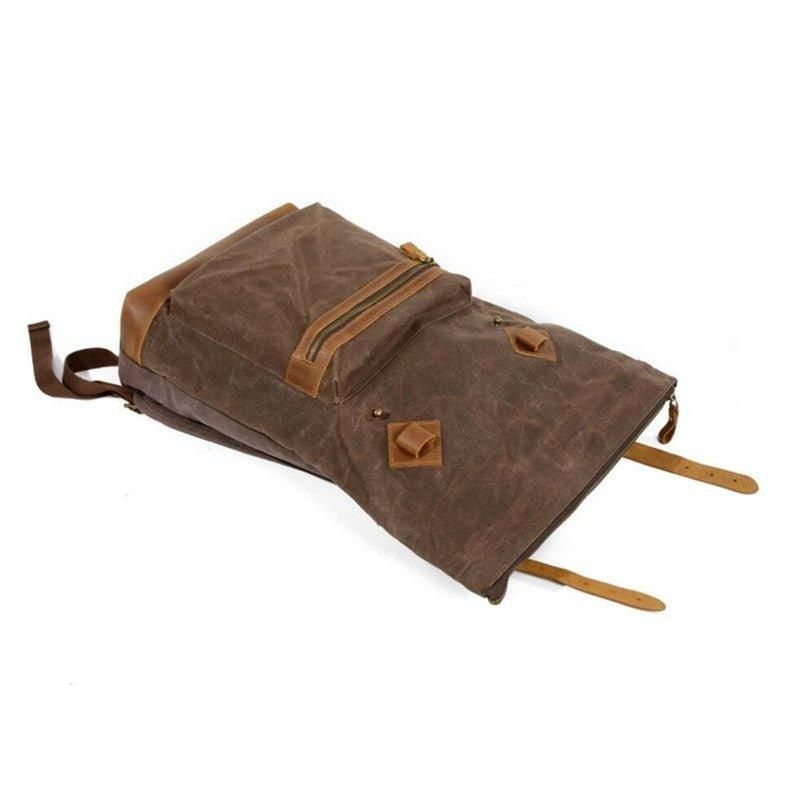 Vintage Roll Top Backpack Travel