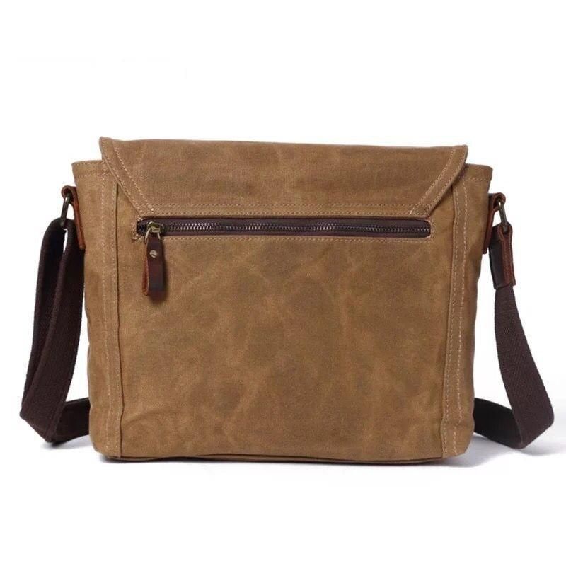 Vintage Τσάντα Messenger Canvas Crossbody Για Άνδρες