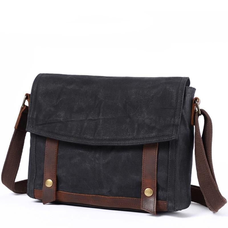 Vintage Τσάντα Messenger Canvas Crossbody Για Άνδρες